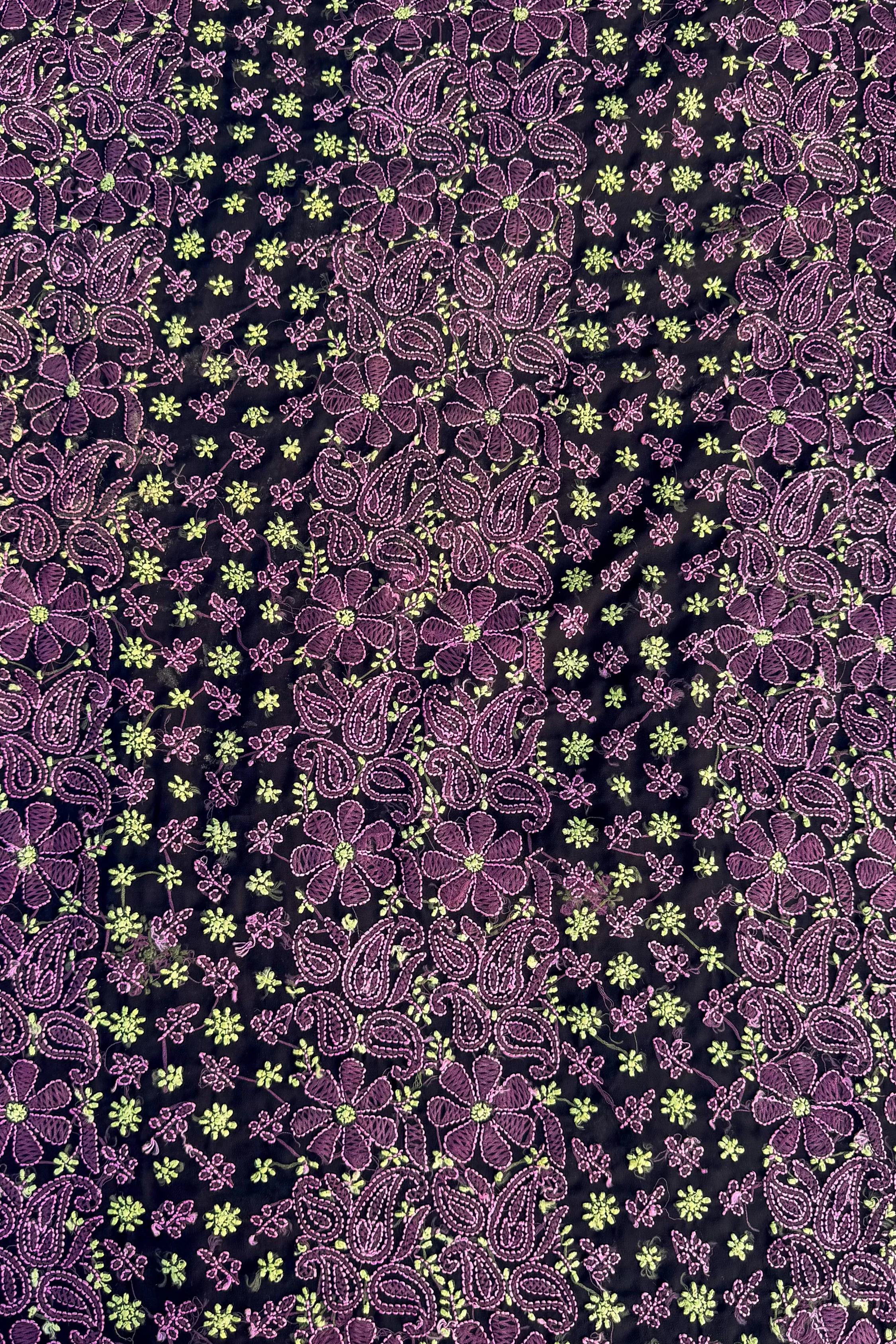 Arsh Handcrafted Front Jaal Georgette Unstitched Chikankari 3pc Suit - Image 5